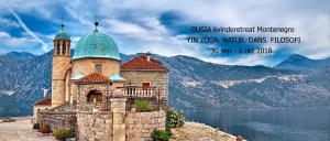 Castle on Island on the lake in Montenegro